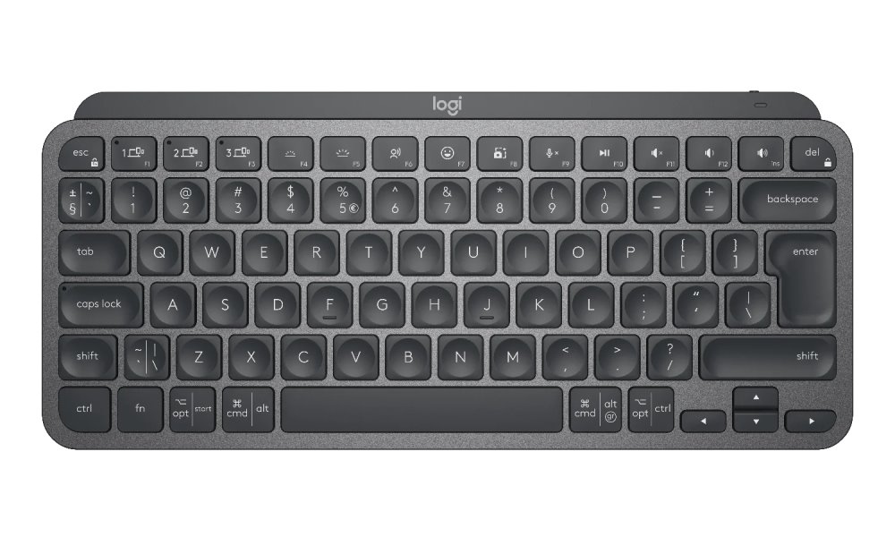 Logitech MX Keys Mini - bezdrôtová podsvietená klávesnica, CZ/SK - grafitová 920-010498_CZ
