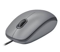 Logitech myš Corded M110 tichá, šedá, EMEA 910-006760