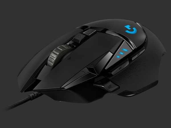 Logitech myš Gaming G502 High Performance /optická / 11 tlačítek/100 - 16000dpi - černá 910-005470
