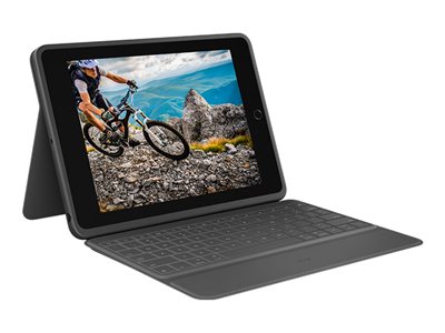 Logitech Rugged Folio - Klávesnice a pouzdro - Apple Smart connector - britská angličtina - pro App 920-009319
