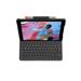 Logitech Slim Folio - Klávesnice a pouzdro - Bluetooth - britská angličtina - grafit - pro Apple 10,2 inch 920-009480
