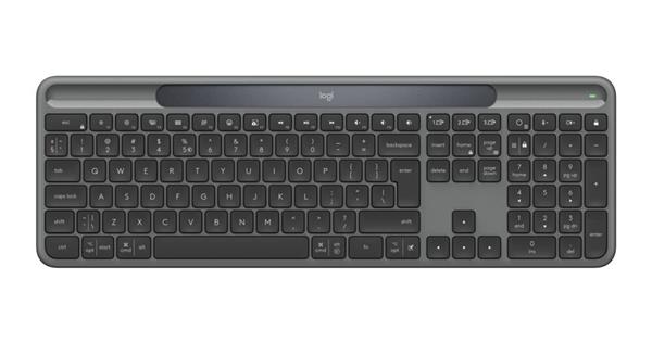 Logitech® Slim Solar+ for Business - GRAPHITE-US INT'L-2.4GHZ/BT 920-013779