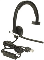 Logitech USB Headset Mono H650e - Náhlavní souprava - náhlavní - kabelové 981-000514
