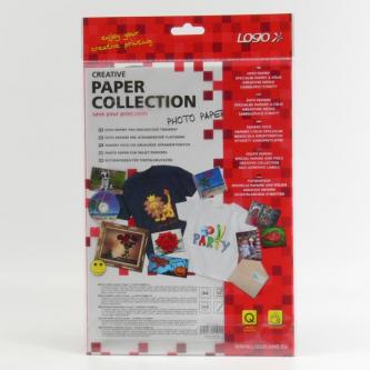 Logo foto papier, lesklý, biela, A4, 210 g/m2, 2880dpi, 10 ks, 15015, atramentový