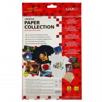 Logo foto papier, lesklý, biely, A4, 260 g/m2, 2880dpi, 10 ks, 16066, atramentový