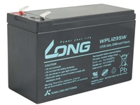 LONG baterie 12V 8,5Ah F2 HighRate LongLife 9 let (WPL1235W) PBLO-12V008,5-F2AHL