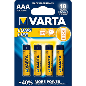 Longlife AAA/4 LR03 4ks blis. bat. VARTA