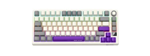 Lorgar KBP7075, Pro bezdrôtová mechanická herná klávesnica, Wireless 2.4 GHz/ BT 5.0, 75%, Displ., SK LRG-KBP7075W-RT-CS