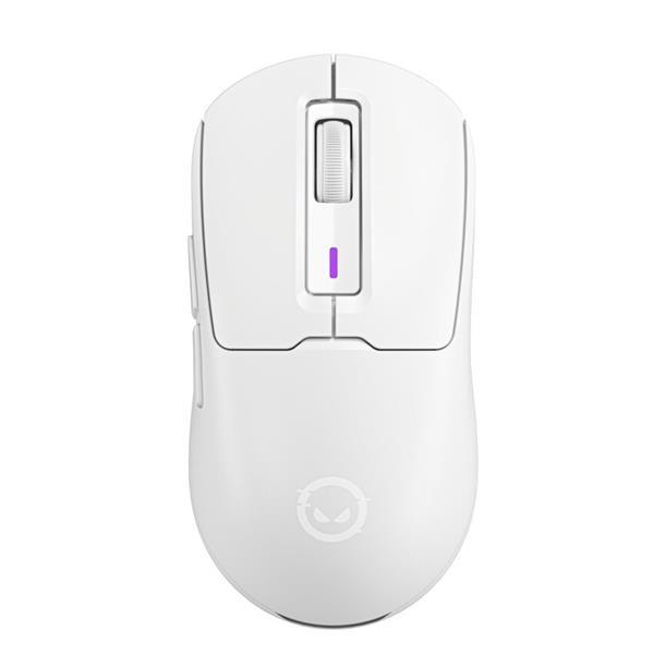 Lorgar MSA10W herná myš, 6 prog. tlačidiel, senzor Pixart 3311, rozlíš. 12 000 DPI, podsvietenie RGB, biel LRG-MSA10W-WH