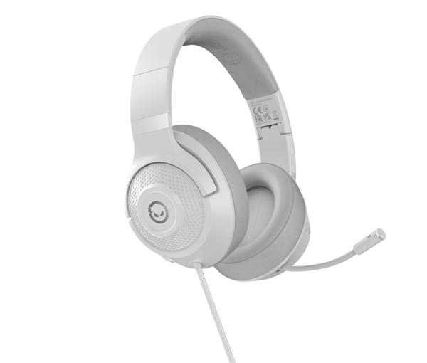 Lorgar Noah 101, herný headset , 3.5mm minijack, skladací dizajn, biely LRG-GHS101W