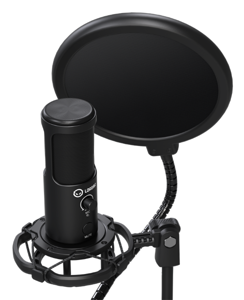 Lorgar Voicer 721, špičkový profesionálny mikrofón so statívom pre hráčov a streamerov LRG-CMT721