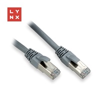 LYNX FTP patch kabel Cat6, PVC, 0,5m, šedý (balení obsahuje 10ks) LX-FTP6-0050-GREY