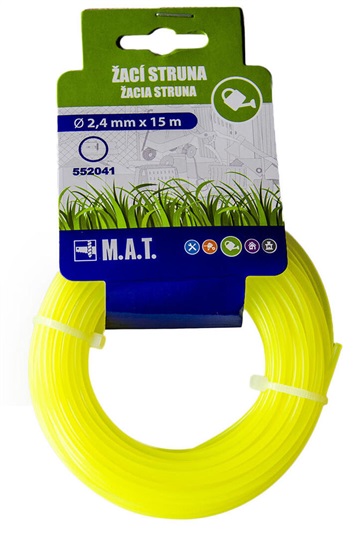 M.A.T. 552041 žací struna 2,4/15m kruh 8590419552075