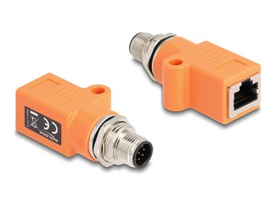 M12 Adapter A-coded 8 pin male to RJ45 j, M12 Adapter A-coded 8 pin male to RJ45 j 60617