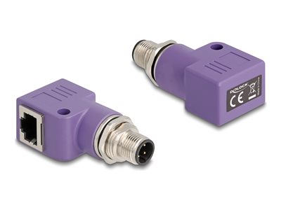 M12 Adapter D-coded 4 pin male to RJ45 j, M12 Adapter D-coded 4 pin male to RJ45 j 60679