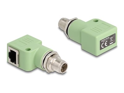 M12 Adapter X-coded 8 pin male to RJ45 j, M12 Adapter X-coded 8 pin male to RJ45 j 60683