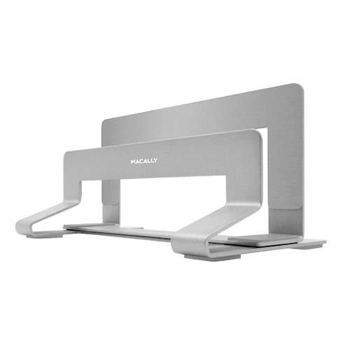 Macally stojan Vertical laptop stand - Silver Aluminium VCSTANDA