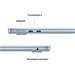 MacBook Air 13" Apple M5 10C CPU 10C GPU 16GB 1TB Nebeský modrý CZ MDHJ4CZ/A