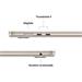 MacBook Air 15" Apple M5 10C CPU 10C GPU 16GB 512GB Hviezdny biely SK MDVD4SL/A
