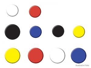 Magnety NOBO, barevné 20mm 1901016