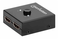 Manhattan 2-cestný 2-portový switch/splitter AV HDMI 2x1 4K@30Hz 207850