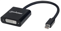 MANHATTAN Adapter mini DP na DVI-I, aktivní, černá 152549