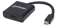 MANHATTAN Adapter mini DP na HDMI, aktivní, černá 152570
