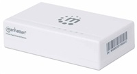 Manhattan Ethernet přepínač, Ethernet switch, Desktop Size, Plastic, IEEE 802.3az, bílá 560672