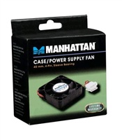 Manhattan Fan, 40x40x10, gulickove lozisko, 4pin napajanie (zdroj)