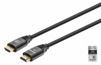 Manhattan kabel HDMI s Ethernetem, HDMI Male na Male, 2m, černá 355940