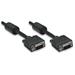 MANHATTAN kabel SVGA k monitoru s feritovými jádry, HD15 Male / HD15 Male, 30m, Black 373715