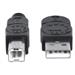 Manhattan Kábel USB 2.0 A-B M/M 5m čierny 337779
