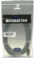 MANHATTAN Kabel USB 2.0 A-B propojovací 5m (stříbrný) 345408
