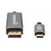 Manhattan kabel USB-C na DisplayPort 1.4, USB-C Male na DisplayPort Male, 3m, černá 354851