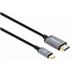 Manhattan kabel USB-C na HDMI, USB-C Male na HDMI Male, 2m, černá 153607