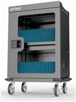 MANHATTAN nabíjací vozík - 32 portov, 576 W, prepäťová ochrana, tiché vetranie, kovový kryt, čierna farba 102353