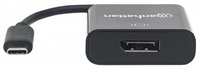 MANHATTAN převodník z USB 3.1 na Display Port (Type-C Male to DisplayPort Female, Black) 152020