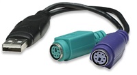 MANHATTAN převodník z USB na 2x PS/2 179027