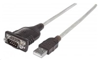 MANHATTAN Převodník z USB na sériový port (Prolific PL-2303HXD Chip, 45cm) 151801