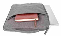 MANHATTAN Seattle Notebook Sleeve 15.6", vodotesný, sivý 439817