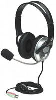 MANHATTAN Sluchátka s mikrofonem Classic Stereo Headset 175555
