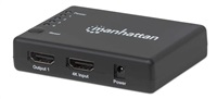 MANHATTAN Splitter HDMI 2 porty, 4K@30Hz, černá 207669