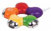 MANHATTAN USB 2.0 hub Flex, Flower, 4 porty 161053