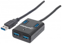 MANHATTAN USB 3.0 Hub, 4 Ports, Bus Power 162296
