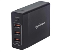 MANHATTAN USB nabíjecí stanice Power Delivery Charging Station – 72 W, černá 102124