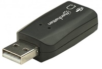 MANHATTAN Zvuková karta USB 3-D Sound Adapter 150859