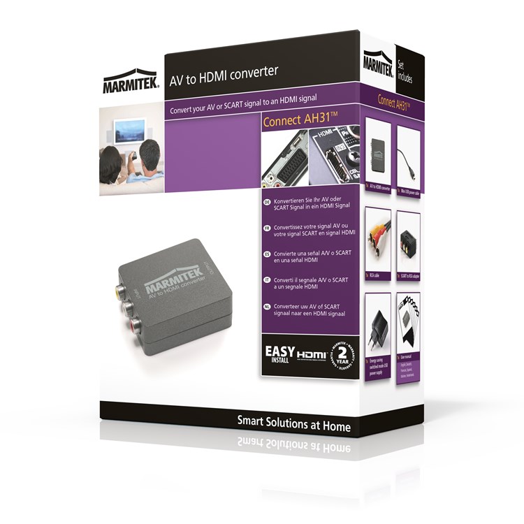 MARMITEK Connect AH31 RCA,SCART/HDMI 08264
