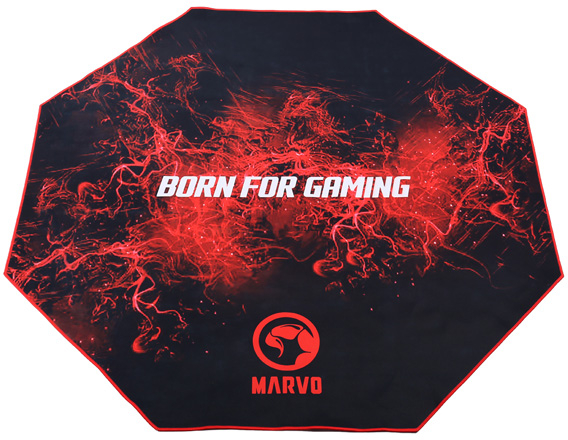 Marvo herní podložka pod křeslo černá 6932391923283