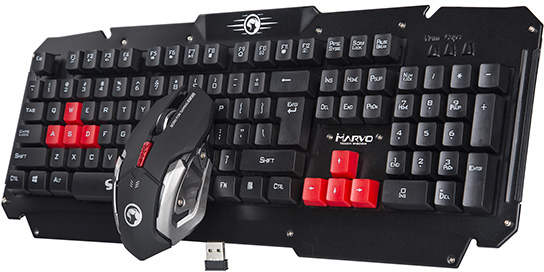 Marvo KW509 Klávesnice s optickou myší 8590274681538