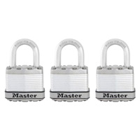 Master Lock Titanový visací zámek - Excell - 45mm (3 ks / blistr) M1EURTRI